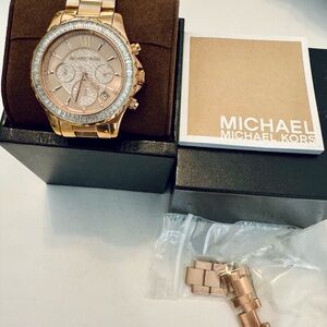 Michael Kors Rose Gold Chronograph Watch